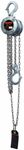 Harrington CX003 Mini Hand Chain Hoist, Hook Mount, 1/4 Ton Capacity, 10' Lift, 8.5" Headroom, 0.8" Hook Opening