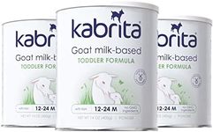 Kabrita Goat Milk Toddler Formula - Easy to Digest Baby Formula 12-24 Months - Contains Vitamin C, D, Iron, DHA, Non-GMO - Gentle on Sensitive Tummies - Formula Supporting Gut Health & Sleep - 14Oz (Pack of 3)