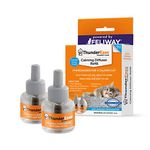 ThunderEase Cat Calming Pheromone Diffuser Refill | Powered by FELIWAY | Reduce Scratching, Urine Spraying, Marking, and Anxiety (60 Day Supply), Model:T08-C-Refill2
