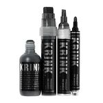 Krink Super Black Set, Set of 4 Markers (KSUPERBLACKSET)