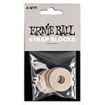 Ernieball 5625 Strap Blocks 4pk - Gray