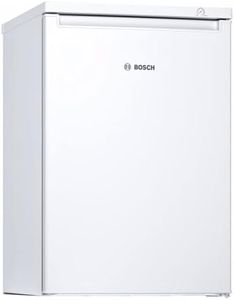 Bosch GTV15NWEA Serie 2 Mini-Gefrierschrank, 85 x 56 cm, 82 L, 3 transparente Gefriergutschubladen