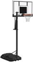 Lifetime Adjustable Basketball Hoop, 54-Inch Shatterproof Polycarbonate Backboard, Slam-It Pro Rim, Adjustable Height 7.5-10 Ft, Portable Heavy-Duty Base with Wheels