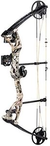 Bear Archery Limitless Dual Cam Compound Bow - Includes Quiver, Sight and Rest, God's Country