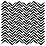 Crafters Workshop Chevron Crafter's Workshop Template Die, 6 by 6-Inch, Chevron