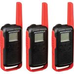Motorola Talkabout T210TP Two-Way FRS Radio, Up to 32KM, Red