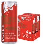 Red Bull Energy Drink, Watermelon, 250ml (4 pack)