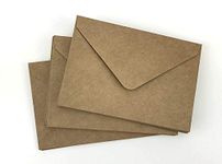 Accuprints Brown Envelopes Pack of 25 (5 x 7) inches | Unique design Texture Hand made Brown envelopes for wedding/party/office use/gift | Size 5 X 7 inches | Complimentary silver stickers for closur