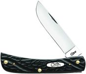 Case WR XX Pocket Knife Rough Black Synthetic Sod Buster Jr Item #18229 - (6137 SS) - Length Closed: 3 5/8 Inches