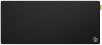 SteelSeries QcK XL Performance Control Gaming Mousepad — Extra Density for a Smooth Glide — Low-Profile Edge Stitching — Non-Slip Neoprene Rubber Base — 15.75 x 34.43 inch — FPS, MOBAs, RTS, MMO