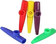 5 Pcs Kazoos Musical Instruments With Kazoo Flute Diaphragms Children Music Instruments Kids Kazoos for Gift Prize and Party Favors