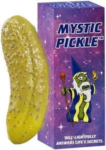 Mystic Pickle - Magic Fortune Teller with 100+ Witty Responses - Unveiling The Briny Secrets of The Universe - Endless Entertainment with Friends, Family, Classroom Students - Best Novelty Gag Gift!