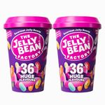 The Jelly Bean Factory Mix Flavour Candy Pack | Assorted Natural Jelly Candy | Ireland |100% Veg | Gelatine Free | Natural Colour | No Preservatives | 36 Mix 200g (Pack of 2)