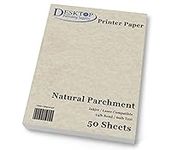 Natural Parchment Paper - 50 Sheets