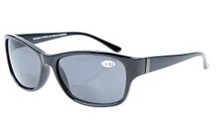 Eyekepper Bi-Focal Sunshine Readers Fashion Bifocal Sunglasses Black Frame/Grey Lens