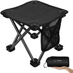 KingCamp Camping Stool Small Protable Folding Stool Mini Lightweight Backpacking Chair for Outdoor Camping Hiking Fishing Traveling Picnic