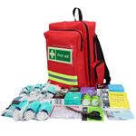 EVAQ8 First Aid Backpack for Schools to British Standard BS8599-1 - Emergency First Responder Grab Bag