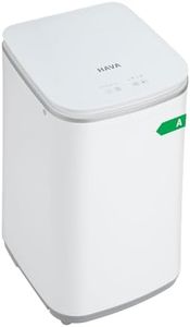 HAVA Portable Washing Machine, 3 kg Capacity Mini Washer & Spin Dryer, Fully Automatic with 8 Wash Programs, Hot Wash Options & Upward Drainage, Space Saving for Apartments, Dorms, and RVs