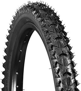 Schwinn Replacement Bike Tire, 20" x 1.95" Mountain Bike Tire, Wide & Blocky Knobs, Steel Bead Construction, Fits Internal Rim Widths 19mm-29mm, PSI Range 35 to 65