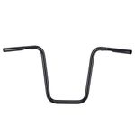 1'' Ape Hanger Handlebars Fit Harley Street Bob Sportster XL 883 1200 (Gloss Black, 16 inch)