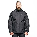 Berghaus Men's RG Alpha 3-in-1 Waterproof Jacket with Removable Fleece, Extra Comfort, Lightweight Coat, Black, M