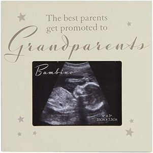 Widdle Celebrations 'Best Parents get Promoted to Grandparents' Baby's Scan Photo Frame 1361