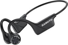 SANOTO Bone Sound Headphones Bluetooth 5.3, Open Ear Headphones Wireless Bone Conduction Headphones IPX5 Waterproof Dustproof Sports Headphones Long Battery Life Headphones for Runners Fitness