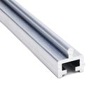 LCGAOYA Aluminium Sliding Screen Door Track, Sliding Door Bottom Track, Sliding Door Track Replacement, Screen Door Track Repair, Terrace Screen Door Guide- Silvery Aluminium Alloy 75 Inch