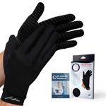 Full Length Copper Arthritis Compression Gloves for Women and Men, Carpal Tunnel Gloves, Hand Brace for Arthritis Pain and Support by Dr. Arthritis (X-Large)