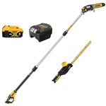 DEWALT DCKO86M1 20V MAX* Cordless Pole Saw and Pole Hedge Trimmer Combo Kit