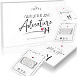 ZICOTO 40 Fun Date Night Ideas for Couples - The Perfect Scratch Off Card Deck Game for Unique Date Night Adventures - Great for Him/Your Boyfriend, Husband, Girlfriend or Wife