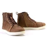 Milwaukee Leather MBM9113 Men's Brown Waterproof Leather Motorcycle Reinforced Riding Shoes w/Ankle Support - 12