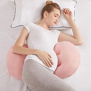 Aus Made U-Shaped Nursing Pillow Support Pregnancy Pillows Feeding Baby Side Sleeping Pillow Pregnant Woman Maternity Pillow (Pink)