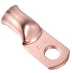 10 Pcs Copper Lugs Ring Terminals Connectors, 5/16” Stud Size for 2 Gauge Wire - Battery Cable Ends