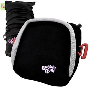 bubblebum Inflatable Backless Booster Car Seat, Portable Travel Booster Seat, Booster Seats for Cars 40-100 lbs, Kids & Child 4-10 years old - Black