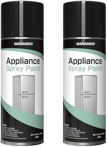 NADAMOO Matte Silver Appliance Spray Paint, Rust-Resistant Formula to Renew Old Refrigerators, Air-conditioners, Washers, Sockets, 2 Cans