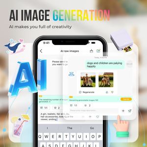 Nelko Mini Photo Printer – Portable Instant Printer, Purple