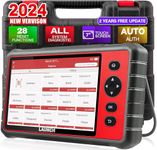 LAUNCH CRP909E Obd2 Scanner, 7 Inch Full System Automotive Diagnostic & Scan Tool, with 26 Maintenance Services,Including Reset Oil Lamp/TPMS /SAS/Throttle/Nox Sensor/IMMO/ABS Bleeding ,Auto VIN