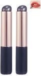 COSHINE 2pcs Silicone Lip And Concealer Makeup Brushes, Premium High Elastic Brush Set For Balm, Gloss, Stick and