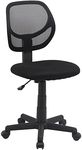 Amazon Basics Low-Back Computer Task Office Desk Chair with Swivel Casters - Black