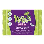 Kandoo Melon Flushable Moist Toilet Tissues, 12 x 60 Wipes ( Total 720 wipes), Biodegradable and Plastic Free, Toilet Training Wet Toilet Tissues, Melon Scented, Toddler Wipes, Multipack