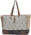 Myra Bags X Design Large Weekender Upcycled Canvas Bag S-0954