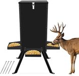 80LB Gravity Deer Feeder, Heavy Duty Capacity Steel Hunting Game Feeders for Deer，Lightweight Windproof Waterproof Deer Corn Feeder Suitable in All-Weather