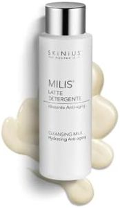 Skinius MILIS Latte Detergente Viso Idratante Anti-Aging - Detergente per Pelli Sensibili - Favorisce un Incarnato Luminoso e Compatto 100ml