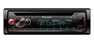 Pioneer DEH-S720DAB 1-DIN CD Tuner with DAB/DAB+, Bluetooth, multi colour illumination, USB, Spotify, Pioneer Smart Sync App and compatible with Apple and Android devices.