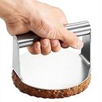 eSpring GOURMEO Burger Smasher - Stainless Steel Protein Press for Perfectly Shaped Patties - Compact Hamburger Patty Maker Smash Tool - BBQ Grill Meat Smashers - Griddle Tools