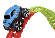 Discovery Toys – Crazy Climb Track | Car Track Set with LED Light-Up Race Car | Interchangeable Car Shells | Multicolor Flexible Changeable Tack | Custom Racetrack Toy | 5+ yrs