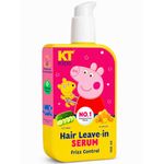 Hair Leave-In Serum for Kids | Pediatrician Approved & 100% Vegan | Aloe Vera & Cucumber Extract | Frizz Control & Non-Greasy | Paraben, Silicone & Sulphate free | 100ml