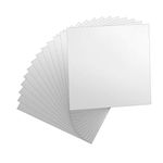 WANTOUTH 15 Pcs 7.4 Mil Blank Stencil Sheets 30.5*30.5cm Mylar Stencil Sheets Square Stencil Paper Plastic Stencil Sheets Mylar Template Sheets For Silhouette Machines Cutting Machine Cricut Stencils