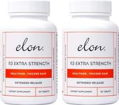 Elon R3 Extra Strength for Hair Growth - Hair Growth Supplements for Women to Grow Thicker, Fuller Hair, Advanced Formula with Biotin and Collagen, 60 Count (Pack of 2)